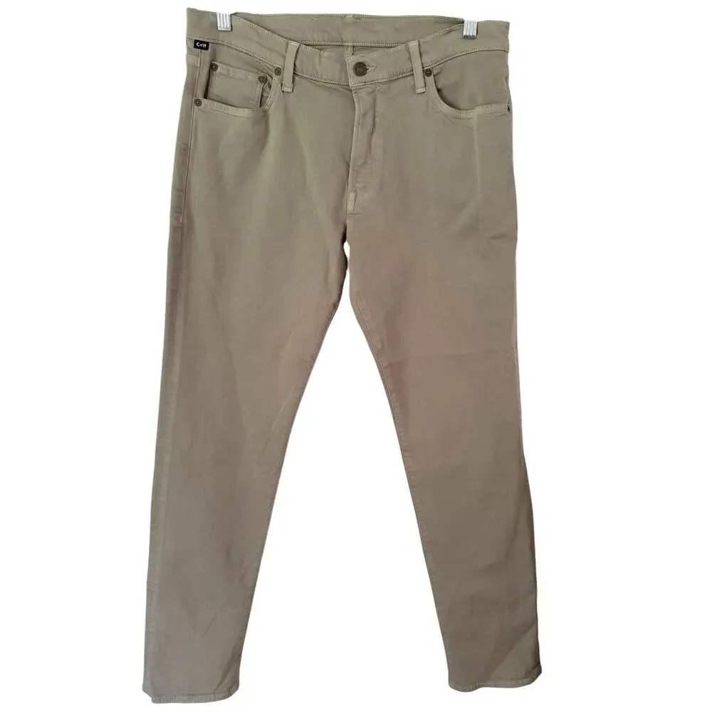 NWOT Citizens Of Humanity Adler Slim Straight Pants Agave Green Size 32x31